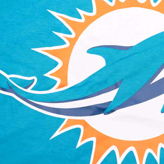 Miami Dolphins Nike Essential Logo NFL T-Shirt Aqua view 3