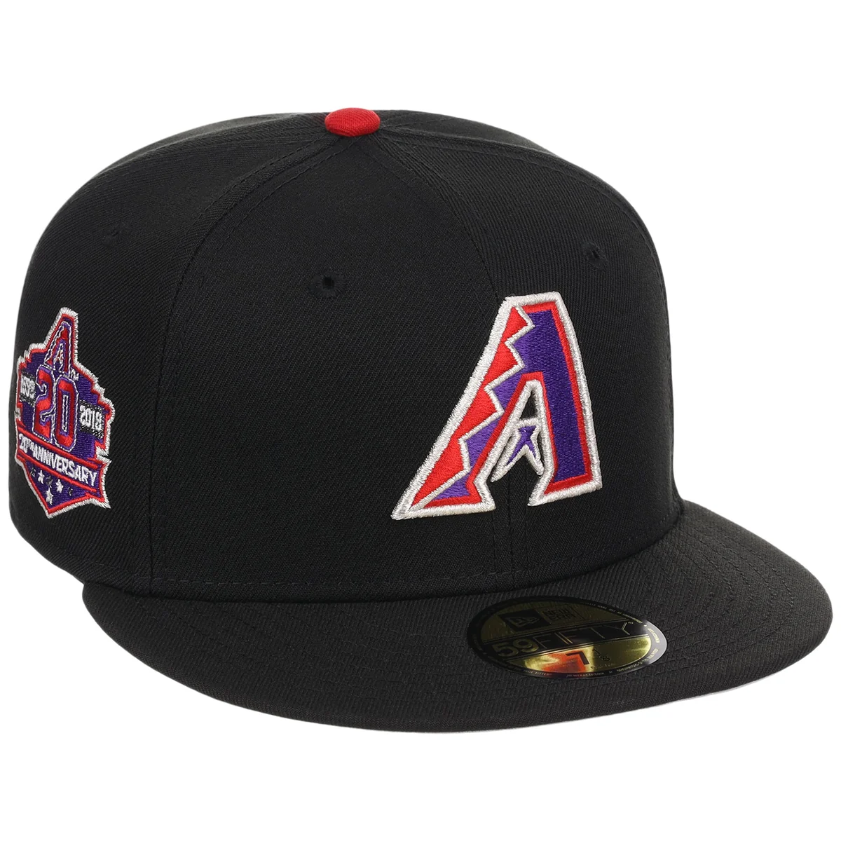 Arizona Diamondbacks MLB Galaxy Dust New Era 59FIFTY front view
