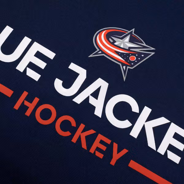 Columbus Blue Jackets 2025/26 Authentic Pro Rink Tech NHL Hoodie Navy view 3