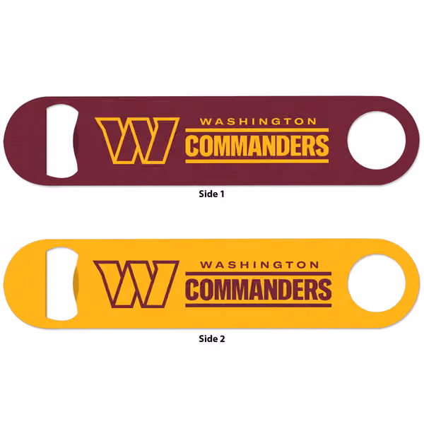 Washington Commanders WinCraft Metal NFL Bottle Opener view 1
