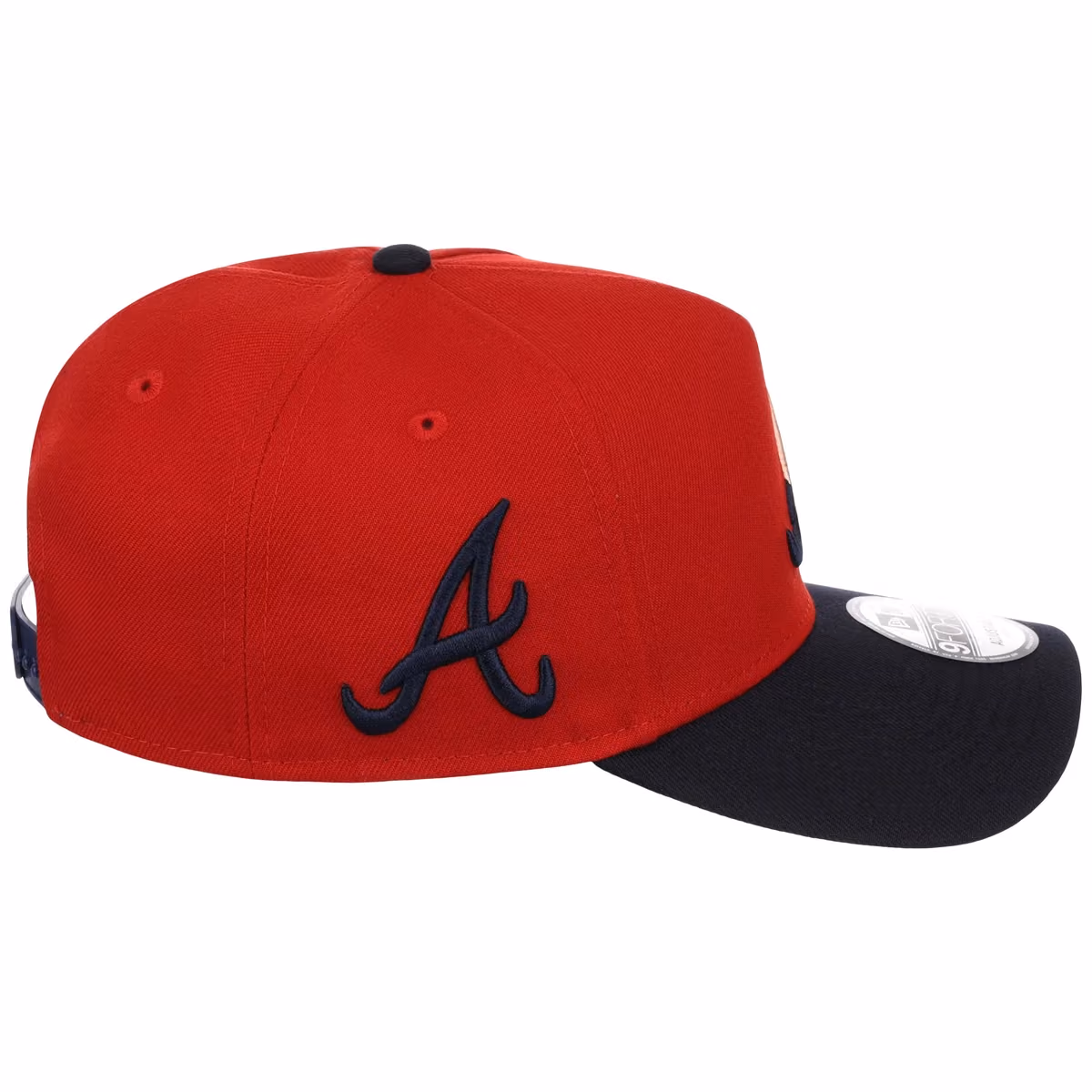 Atlanta Braves Peach Drip Atlanta Crown the City New Era 9FORTY detail view