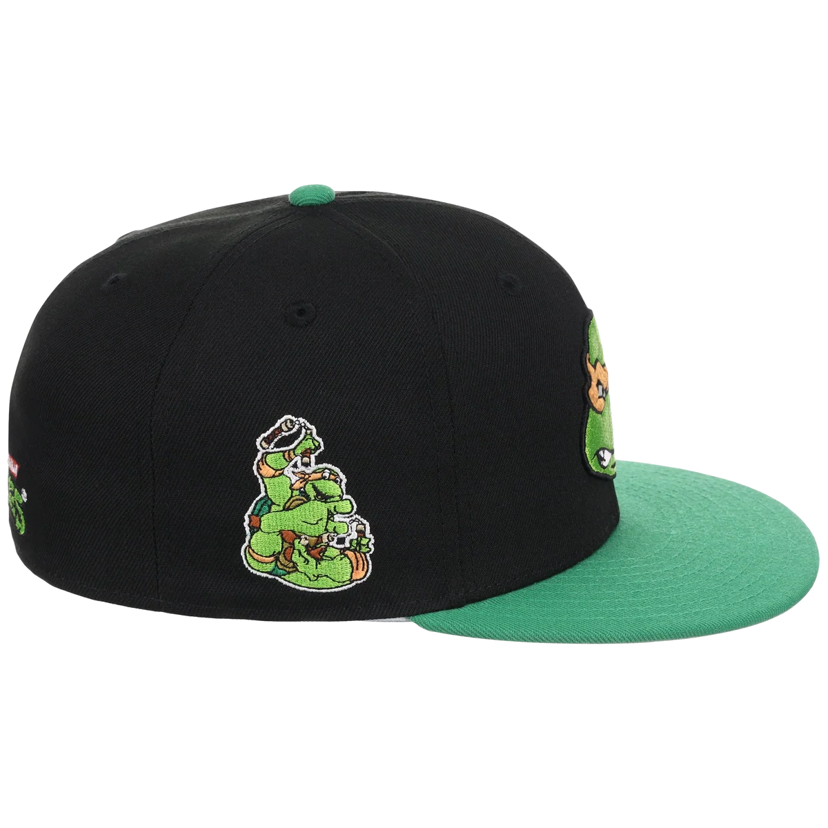 SATURDAY MORNING CARTOONS: TEENAGE MUTANT NINJA TURTLES - Michelangelo Turtles Fitted detail view