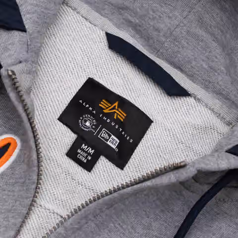 Detroit Tigers Alpha Industries MA-1 MLB Full-Zip Fleece Jacket view 5