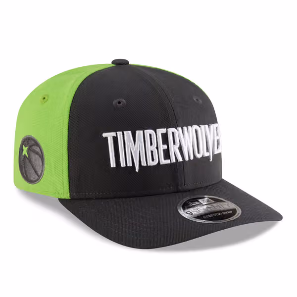Minnesota Timberwolves 2025-26 NBA Statement Stretch-Snap 9SEVENTY Cap Gray product photo