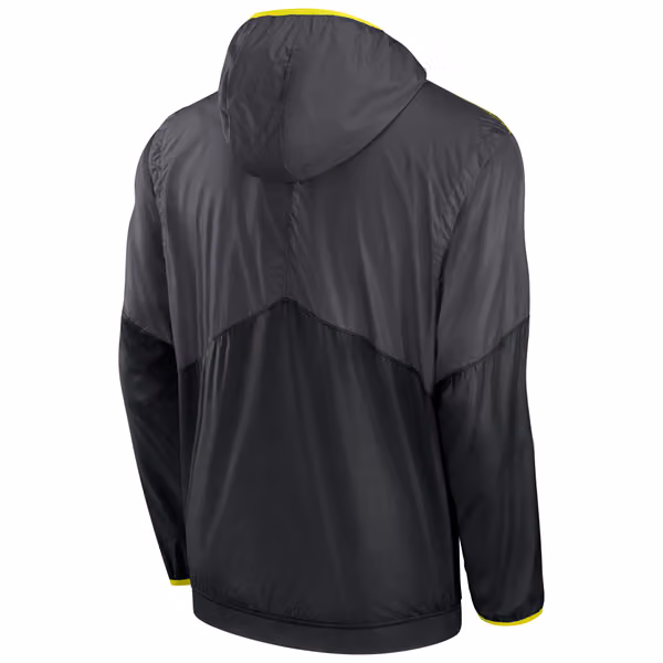 Miami Dolphins Nike VOLT Half-Zip NFL Jacket Black view 2