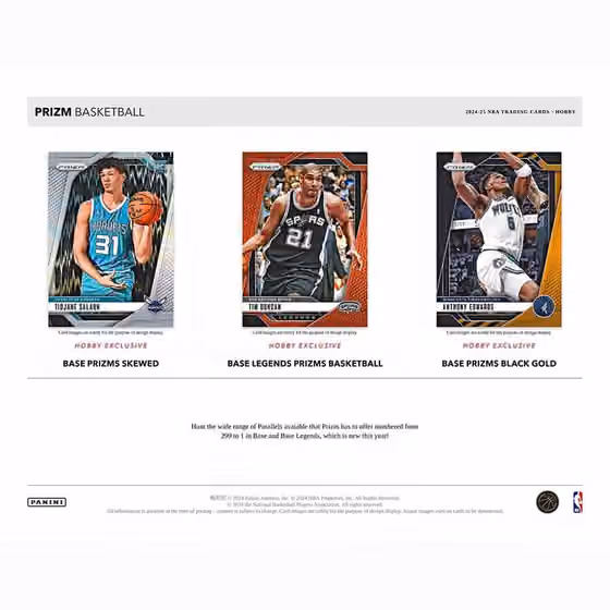 2024/25 Panini Prizm Basketball NBA Hobby Box view 3