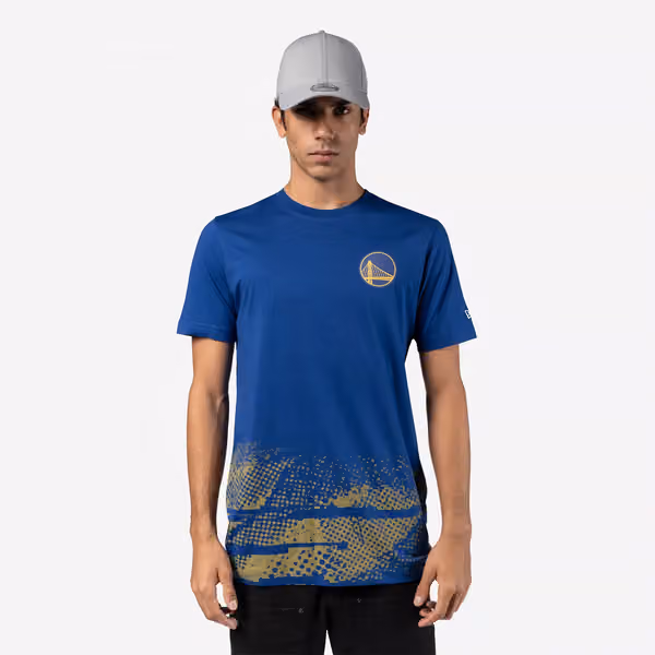 Golden State Warriors 2024 NBA Tip-Off New Era T-Shirt Blue view 1