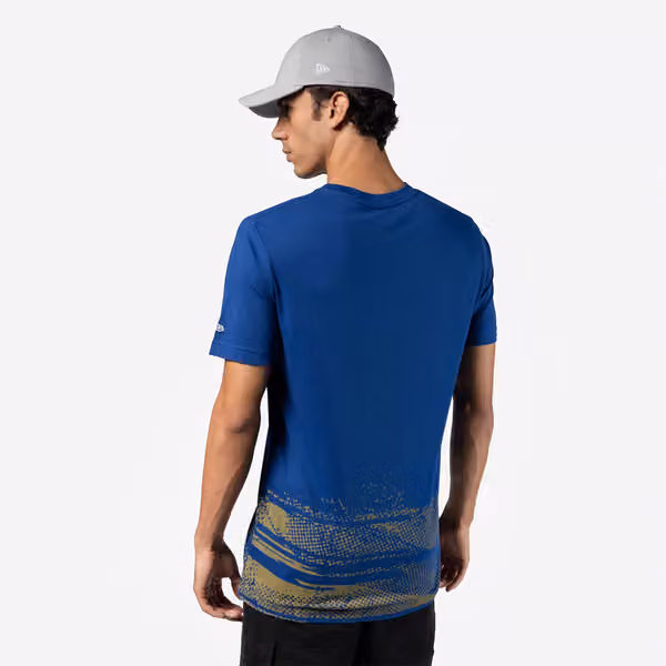 Golden State Warriors 2024 NBA Tip-Off New Era T-Shirt Blue view 2