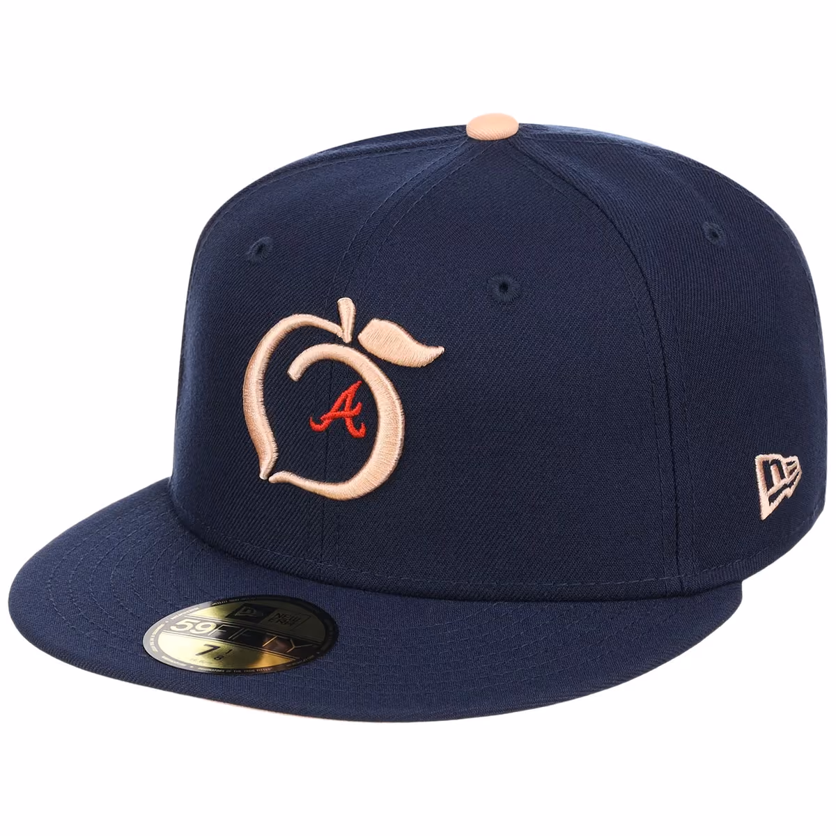 Atlanta Braves Peach Atlanta Crown the City New Era 59FIFTY detail view