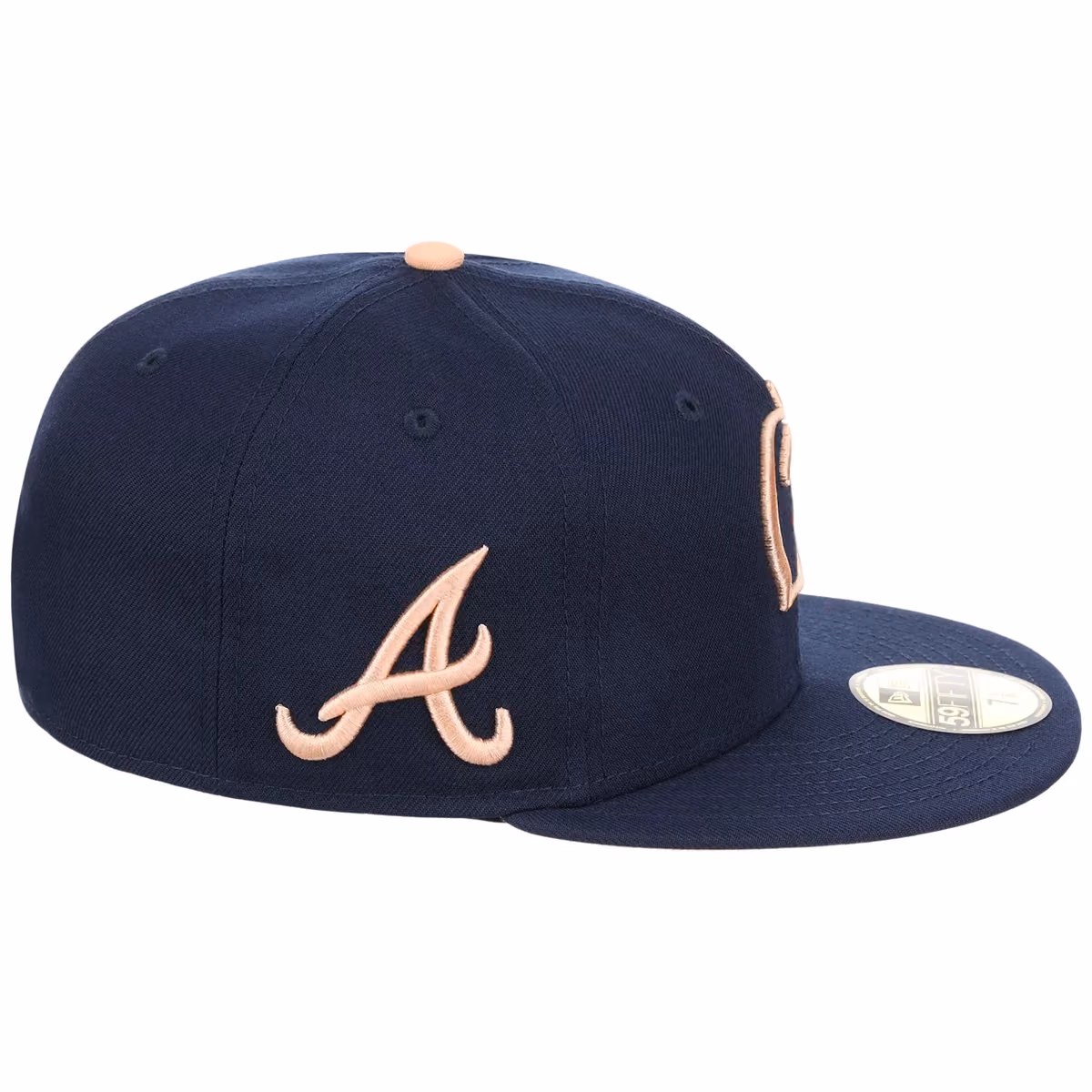 Atlanta Braves Peach Atlanta Crown the City New Era 59FIFTY detail view