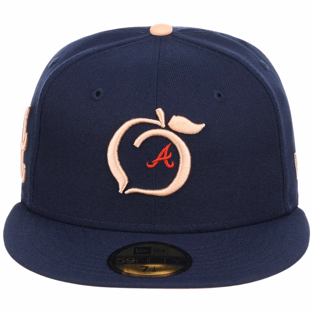 Atlanta Braves Peach Atlanta Crown the City New Era 59FIFTY detail view