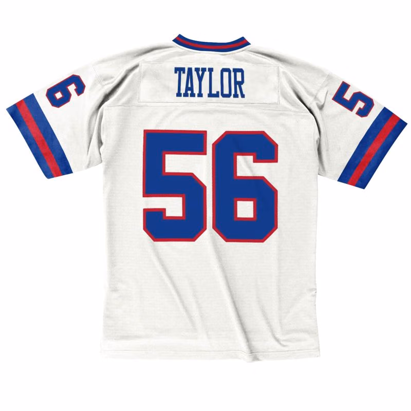 Lawrence Taylor #56 New York Giants Throwback NFL Jersey White view 1
