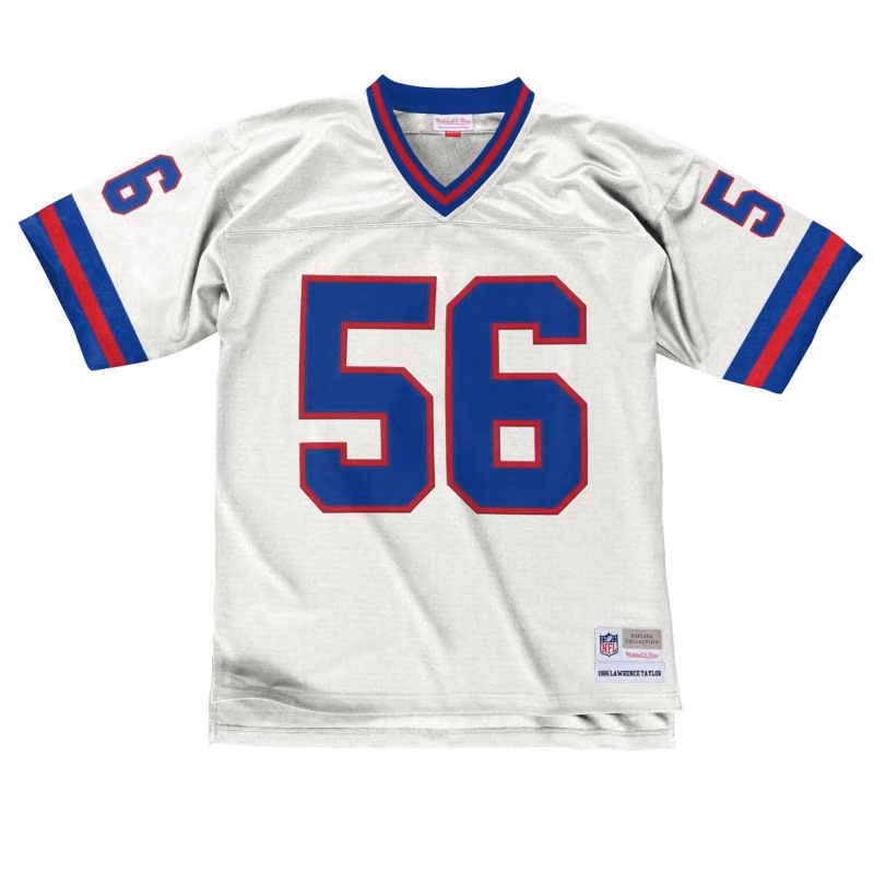 Lawrence Taylor #56 New York Giants Throwback NFL Jersey White view 2