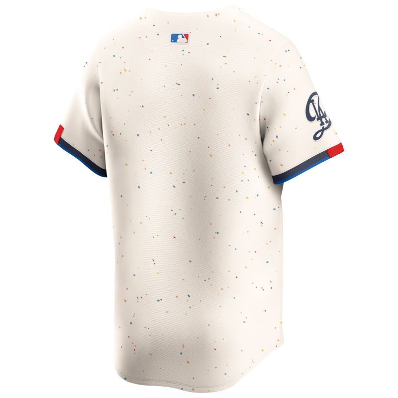 Los Angeles Dodgers Limited City Connect MLB Jersey Coconut Milk view 2