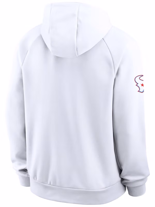 Houston Texans 2026 NFL Rivalries Dri-FIT Pullover Hoodie White view 2