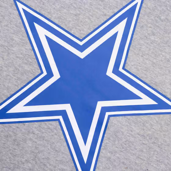 Dallas Cowboys Rewind Throwback Fleece NFL Hoodie Grey view 4