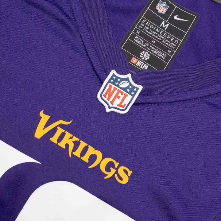 Justin Jefferson #18 Minnesota Vikings Nike Game NFL Jersey Purple (WOMEN'S) view 5