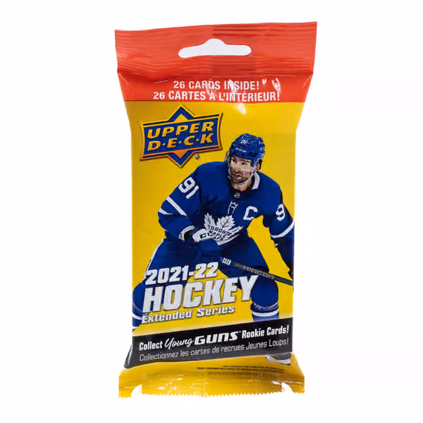 2021/22 Upper Deck Extended Series NHL Hockey Fat-Pack view 1