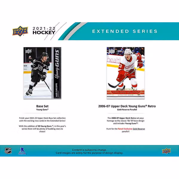 2021/22 Upper Deck Extended Series NHL Hockey Fat-Pack view 2