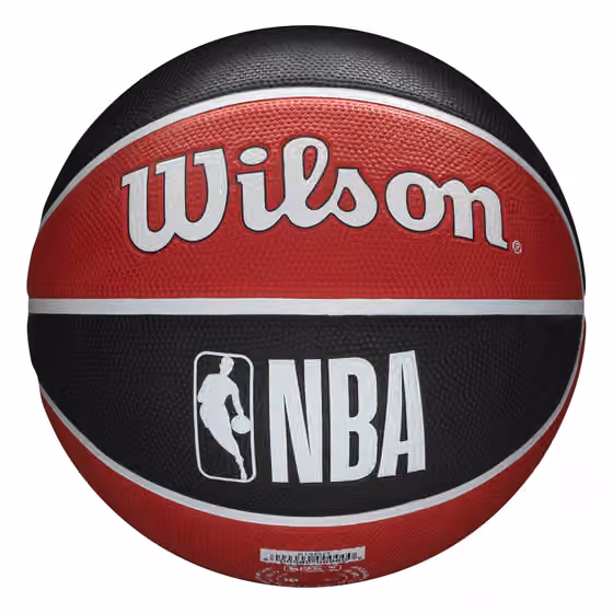 Chicago Bulls Team Tribute Wilson NBA Basketball (Size 7) view 2