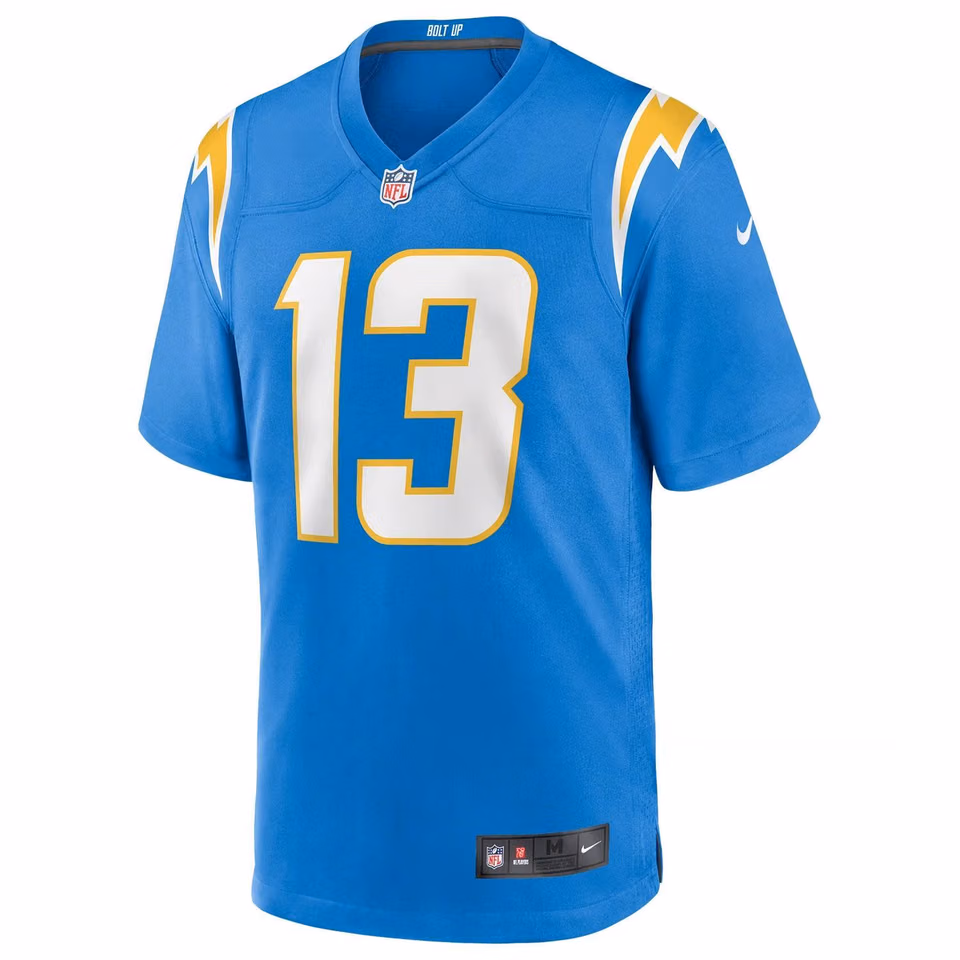 Keenan Allen #13 Los Angeles Chargers Nike Game NFL Jersey Powder Blue view 2
