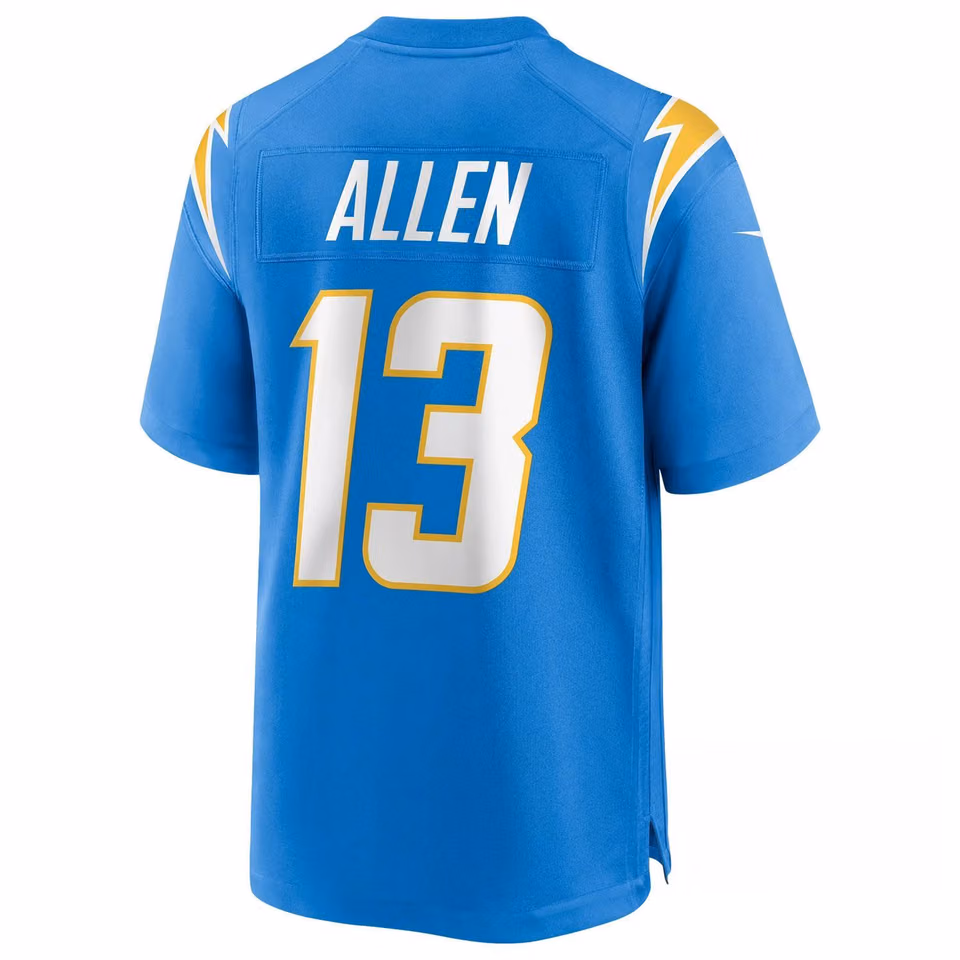 Keenan Allen #13 Los Angeles Chargers Nike Game NFL Jersey Powder Blue view 3