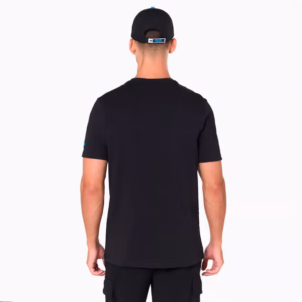 Carolina Panthers Team Logo New Era NFL T-Shirt Black view 2