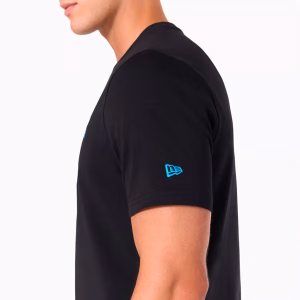 Carolina Panthers Team Logo New Era NFL T-Shirt Black view 4