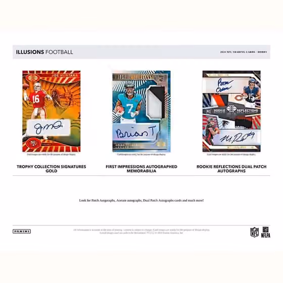 2024 Panini Illusions Football NFL Blaster Box view 2