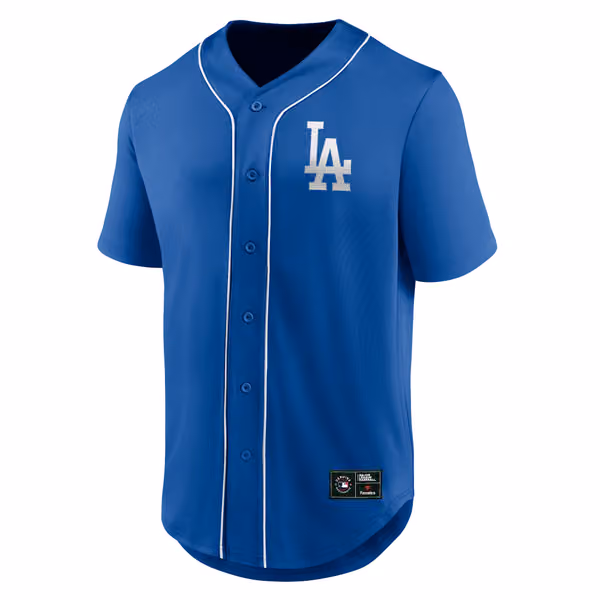 Los Angeles Dodgers Fanatics Foundation MLB Fan Jersey Blue view 2