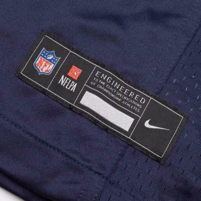 Caleb Williams #18 Chicago Bears Game NFL Jersey Navy view 6