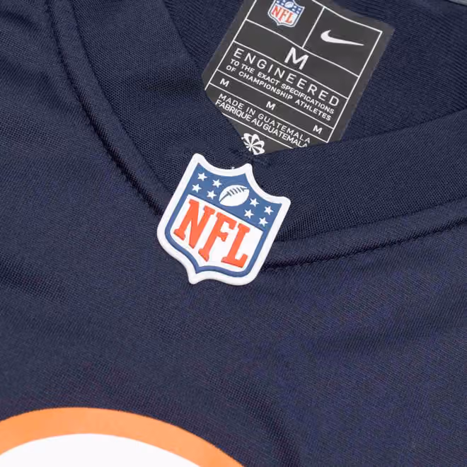 Caleb Williams #18 Chicago Bears Game NFL Jersey Navy view 5