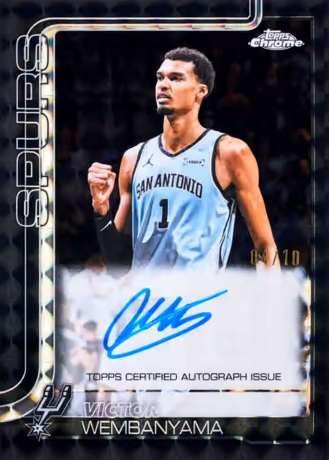 2025/26 Topps Chrome NBA Update Series Basketball Mega Box view 7