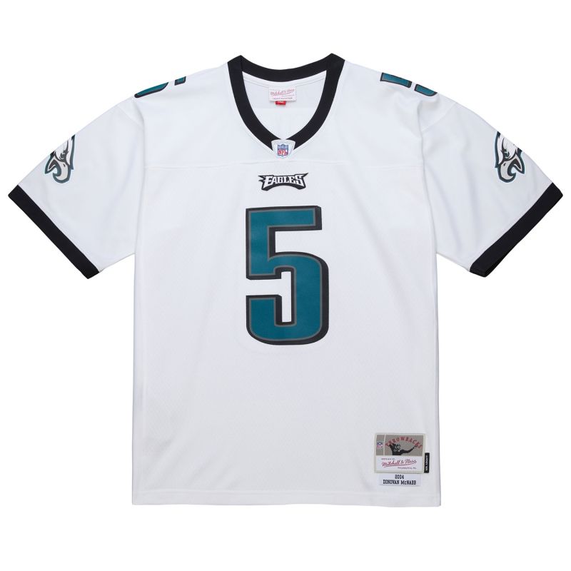 Donovan McNabb #5 Philadelphia Eagles 2004 Legacy Throwback NFL Jersey White view 2