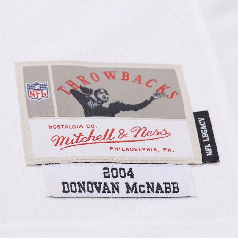 Donovan McNabb #5 Philadelphia Eagles 2004 Legacy Throwback NFL Jersey White view 3