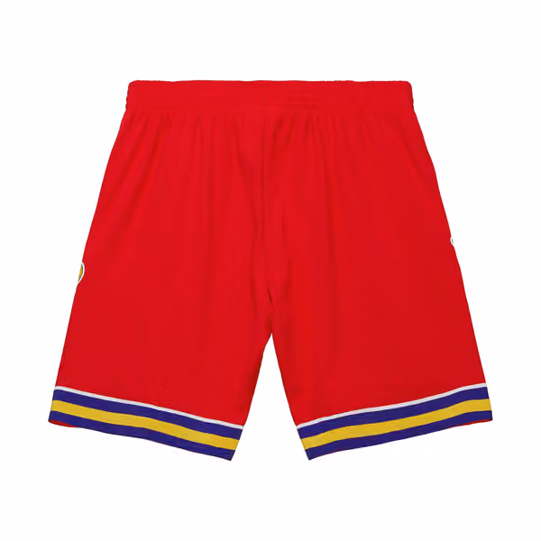 New Orleans Hornets 2006-07 Mitchell & Ness Swingman NBA Shorts Red view 2