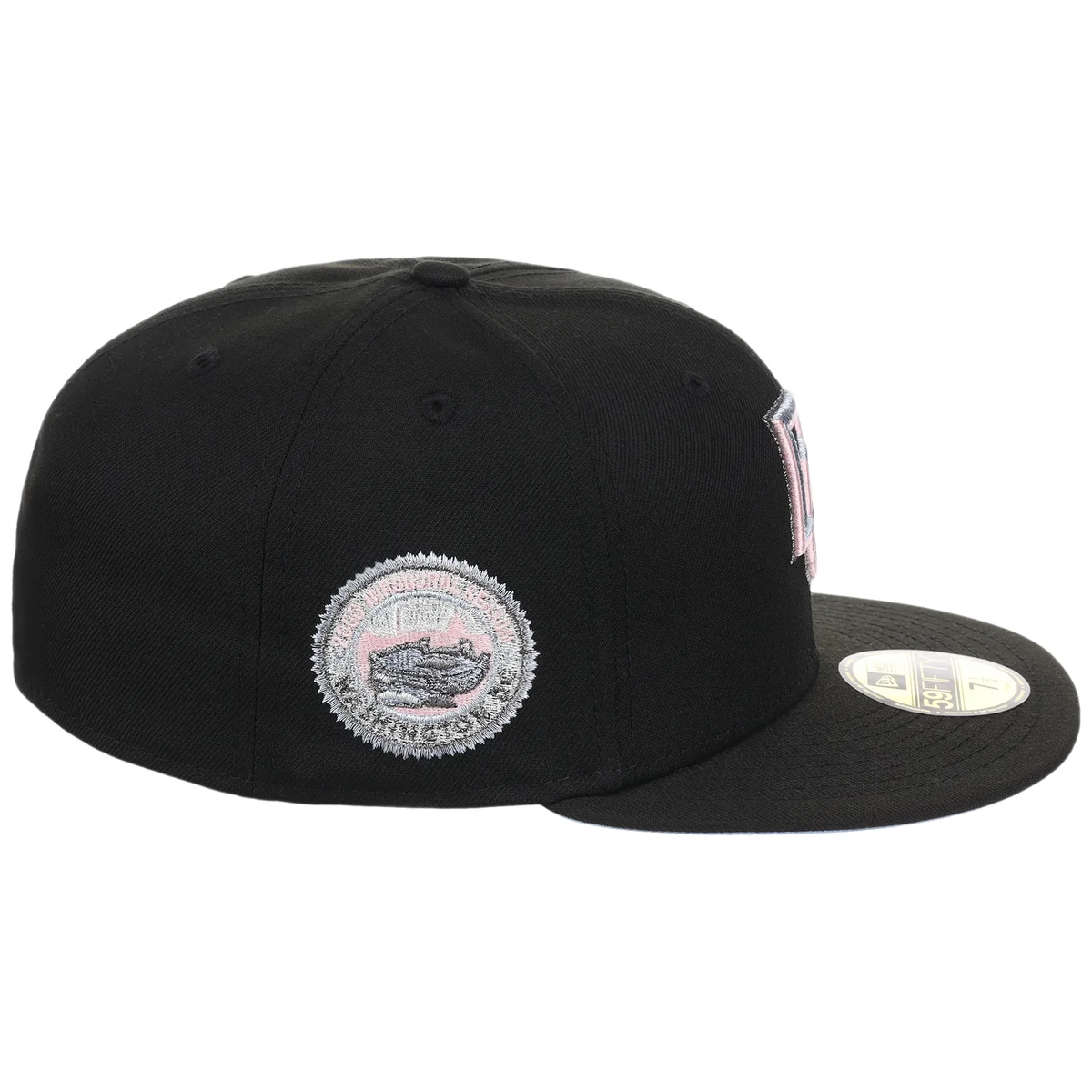 Washington Nationals MLB Pewter Skies New Era 59FIFTY detail view