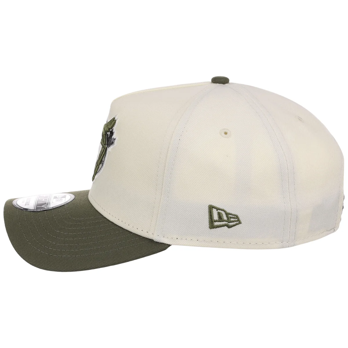 Toronto Blue Jays MLB Chrome Olive New Era 9FORTY detail view