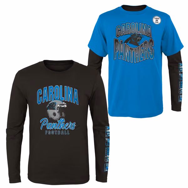 Carolina Panthers Game Day 3-in-1 Combo NFL Shirt (YOUTH) view 1