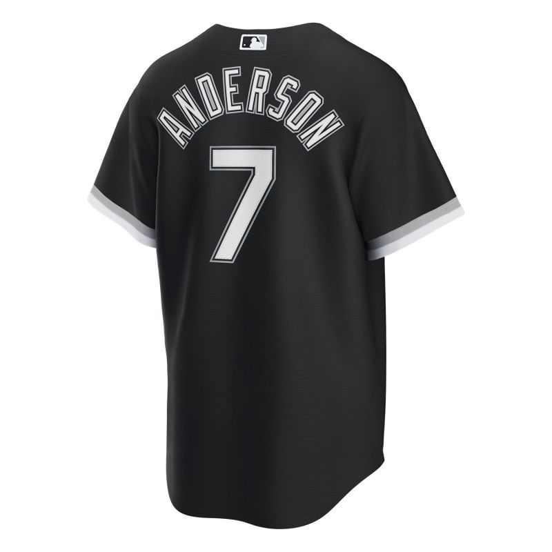 Tim Anderson #7 Chicago White Sox Nike MLB Jersey Black view 3