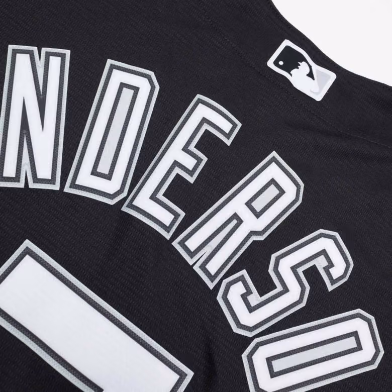 Tim Anderson #7 Chicago White Sox Nike MLB Jersey Black view 4