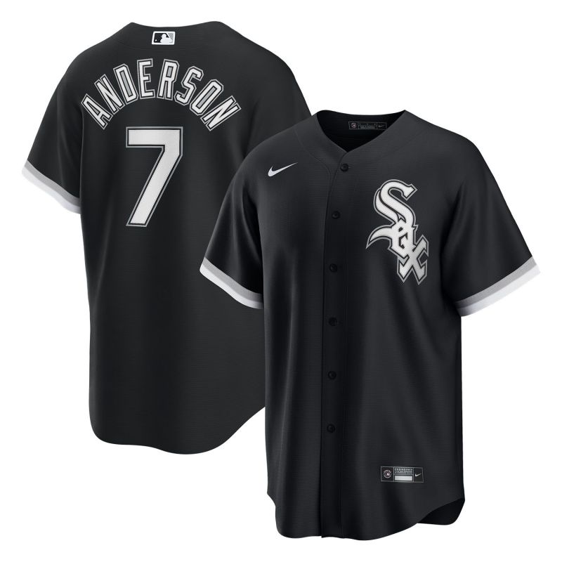 Tim Anderson #7 Chicago White Sox Nike MLB Jersey Black view 1
