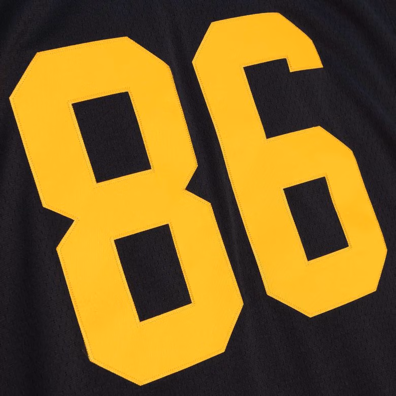 Hines Ward #86 Pittsburgh Steelers 2008 Mitchell & Ness NFL Jersey Alternate Black view 4