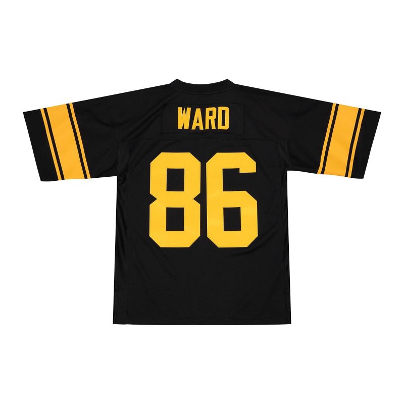 Hines Ward #86 Pittsburgh Steelers 2008 Mitchell & Ness NFL Jersey Alternate Black view 2