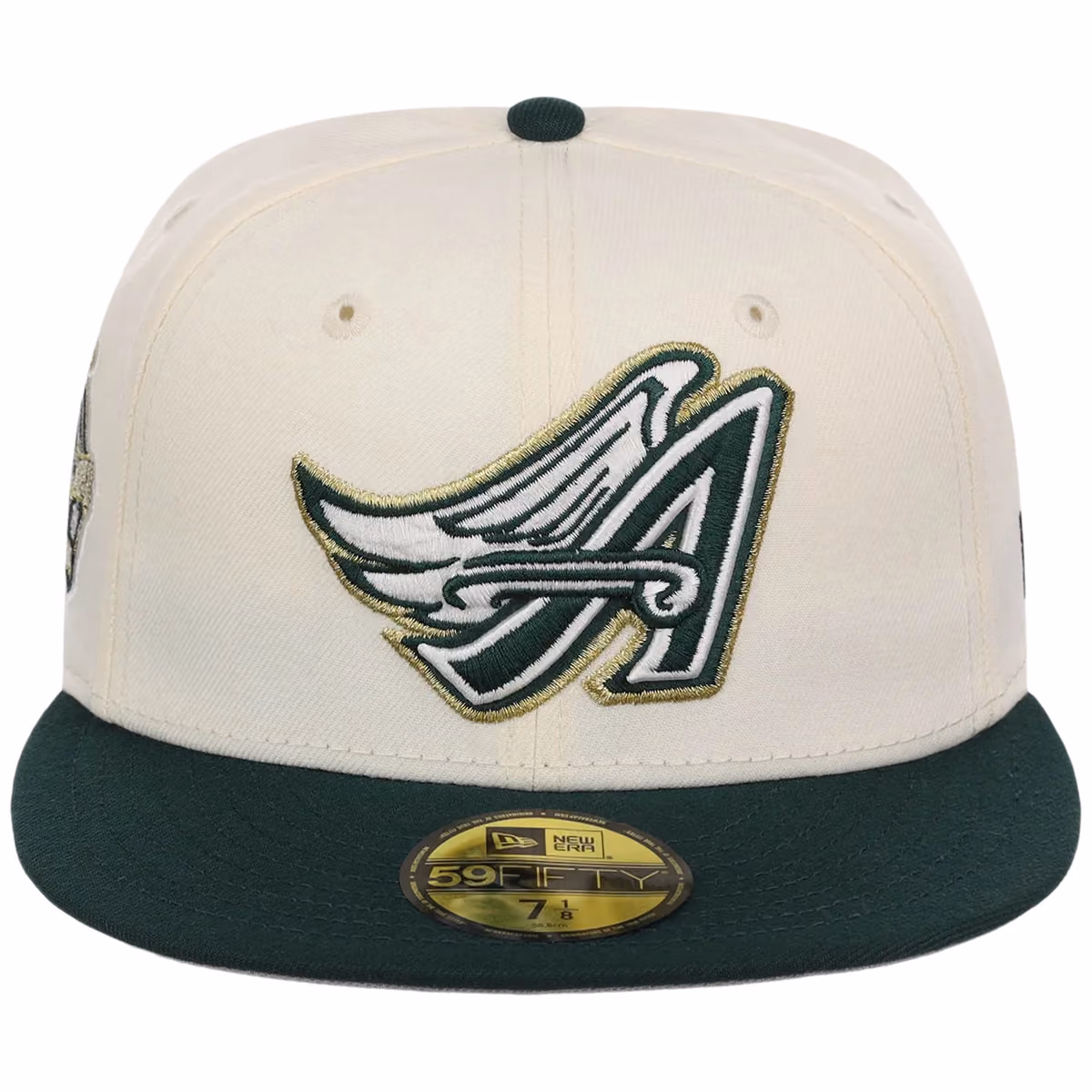 Los Angeles Angels MLB Gilded Ivy New Era 59FIFTY detail view