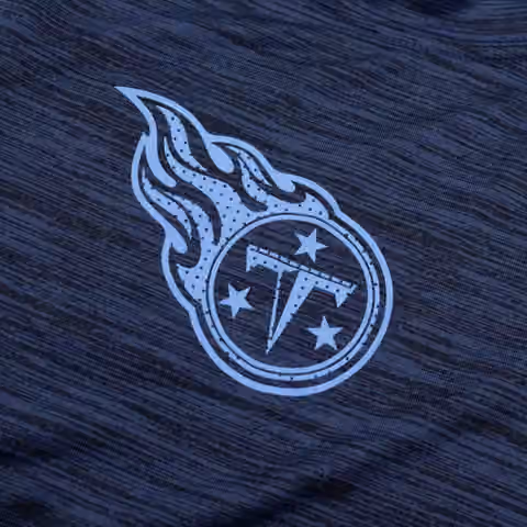 Tennessee Titans 2025 NFL Sideline Nike Velocity Performance T-Shirt Navy view 4
