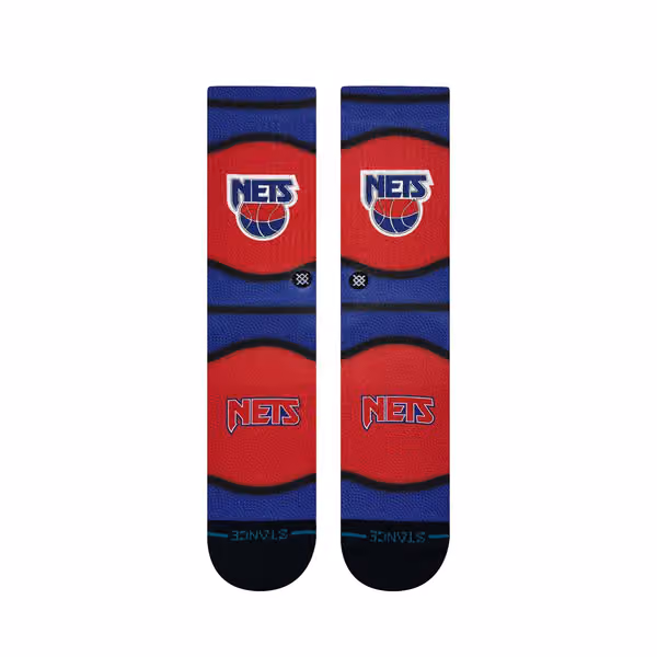 Brooklyn Nets Classic Mini Ball Stance Crew Socks view 2