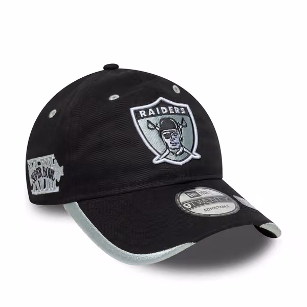 Las Vegas Raiders Super Bowl XVIII 9TWENTY Adjustable Cap Black product photo