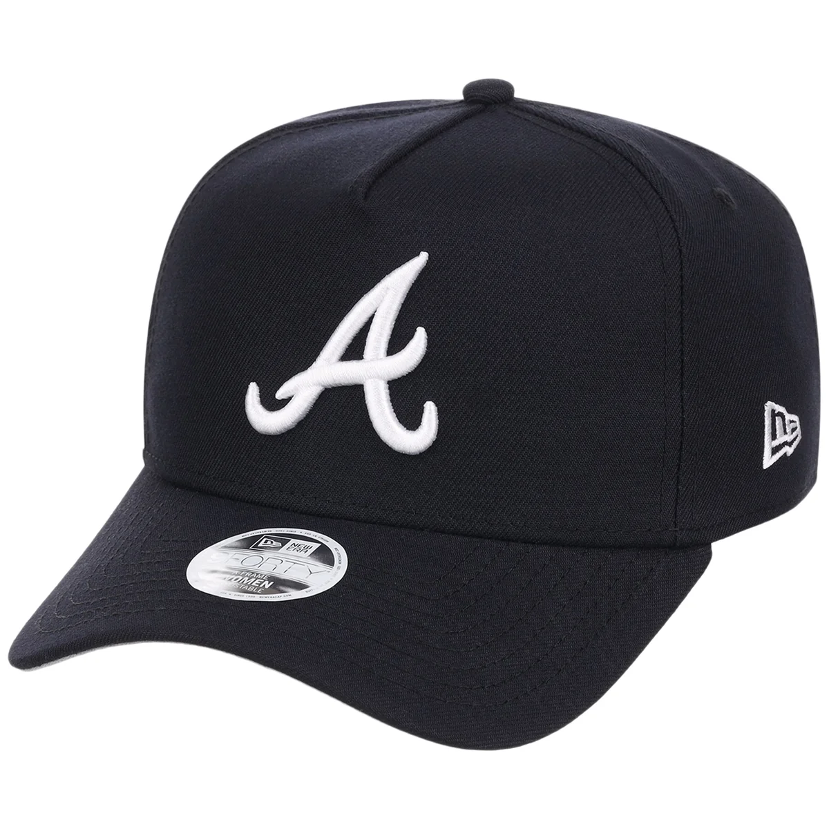 Atlanta Braves Women's New Era 9FORTY OTC A-Frame detail view