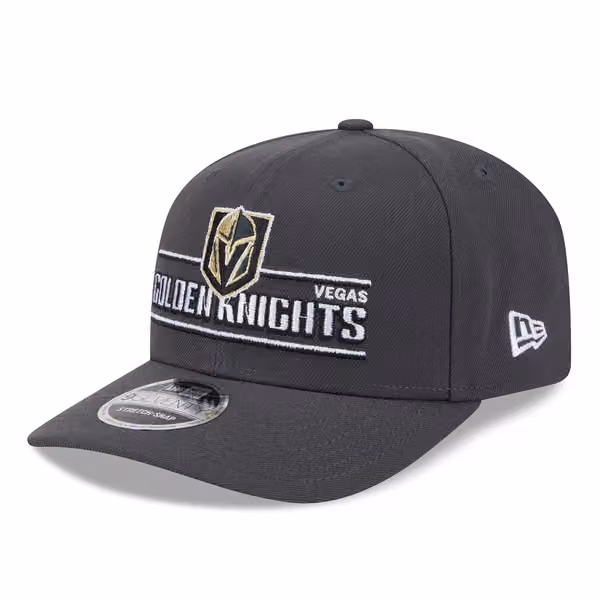 Vegas Golden Knights NHL Stated 9SEVENTY Stretch-Snap Cap Charcoal product photo